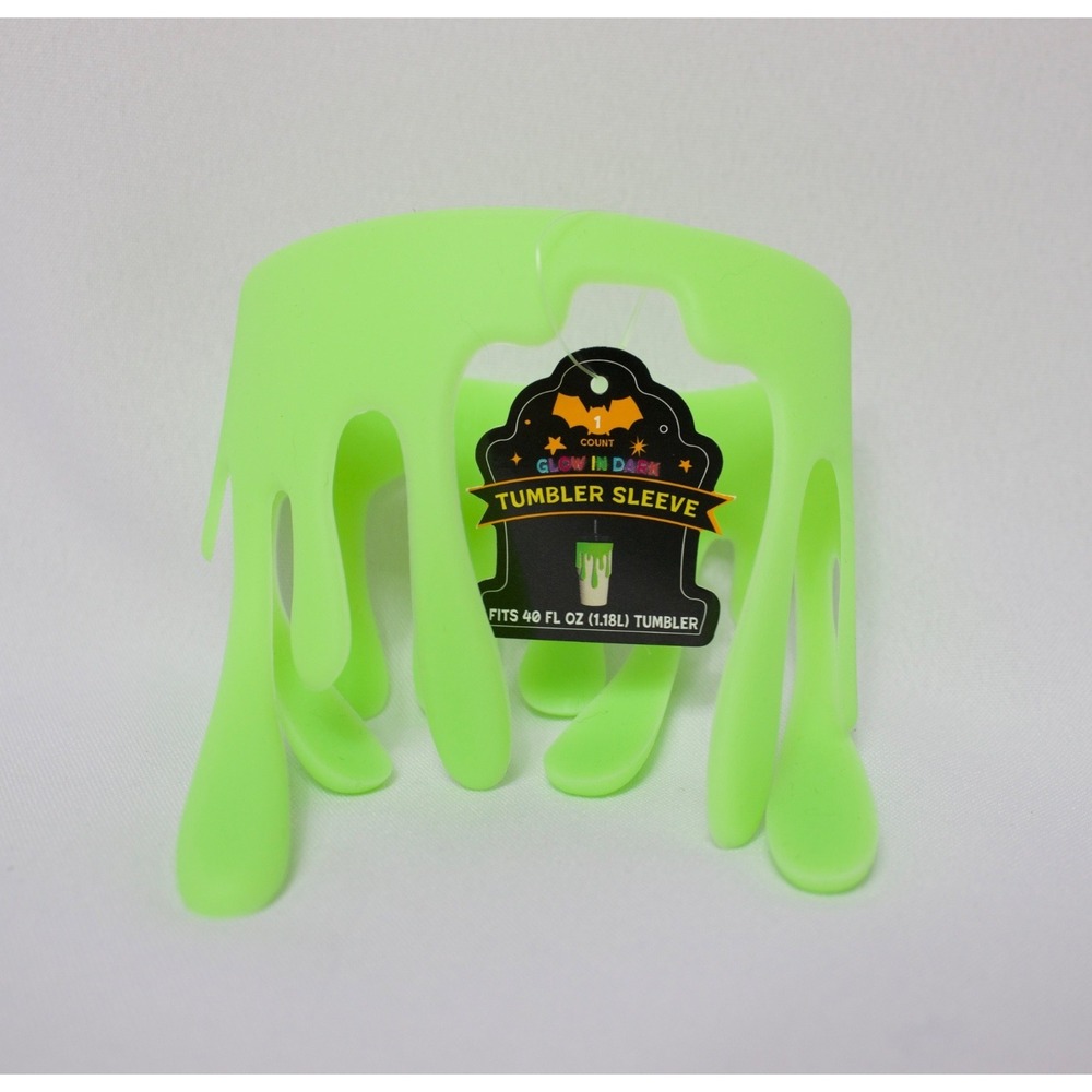 Target Green Slime 40oz Tumbler Sleeve Glow In The‎ Dark New with Tags